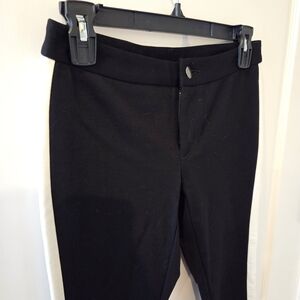 INC International Concepts Black Pants with White Side Stripes